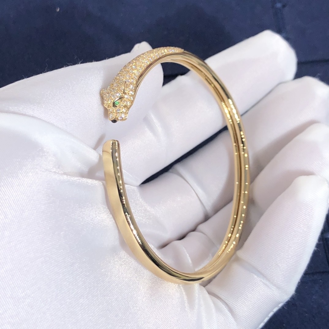 Car Tier PanthèRe De Car Tier Bracelet Fashion Luxury Bracelet Highend Custom 18k Gold Jewelry Natural Diamond