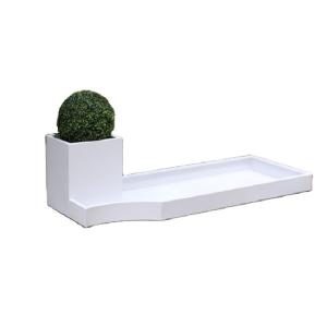 Special shape painting galvanized steel flower planters pots