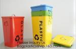 Garbage Waste Bin Big Capacity Stainless Steel Trash Can Powder Coating Steel