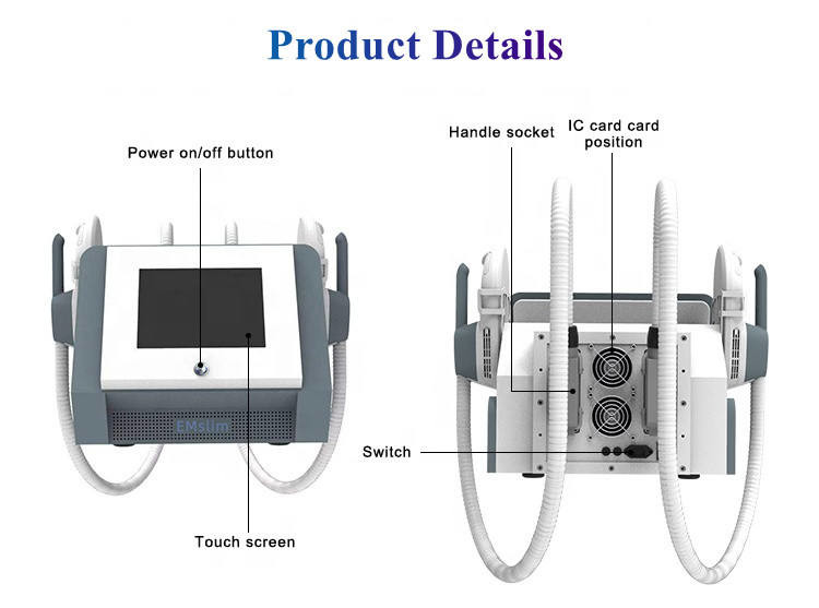Air Cooling Body Sculpting Machine Hiemt Beautiful Muscle Machine