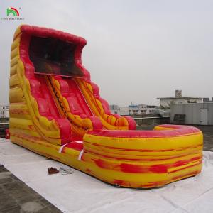 Wholesale Outdoor Backyard Kids Wet Bounce House Water Slide Jumpers Tropical Inflatable Commercial Water Slide from china suppliers