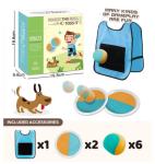 Children Plastic Educational Toys Sports Sticky Ball Plate Vest Shirt