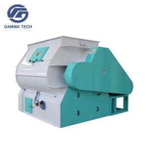 1ton/ Batch Double Shaft Grinder Animal Feed Mixer Machine For Cattle Feed 2 Cbm