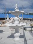 Garden stone fountain