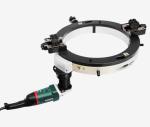 Split Aluminium Frame Pipe Cutting Equipment , Pipe Bevel Cutter With Electric
