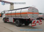Dong Feng Gasoline / Light Diesel 13m3 Stainless Steel Fuel Tank Truck 4x2