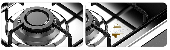Commercial Grade Three Burner Gas Stove Engineered for High Volume Cooking with User Friendly Controls