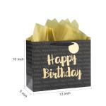 Zhejiang 's Gravure Printing Ivory Board Paper Bag Affordable Happy Birthday