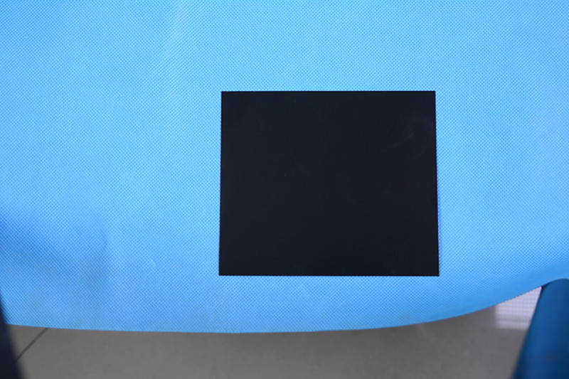 C161 Black high gloss Palm print backing sheet