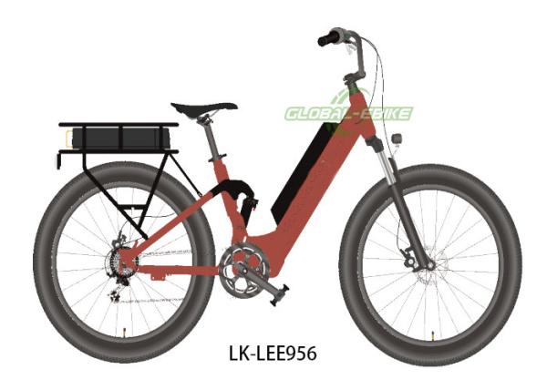 Electric Mountain Bike Quick Gear Changes Lightweight For Bumpy Road Bright
