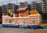 Safety Noah's Ark Paradise Inflatable Combo Bounce House For Kids