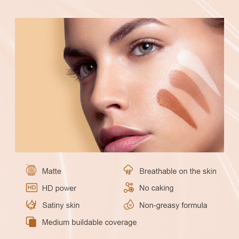 Long Lasting High Quality Make up Cream Private Label Full Coverage Waterproof and Matte Makeup Liquid Foundation