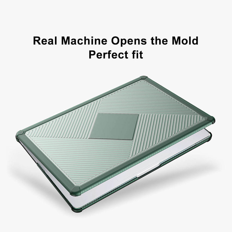 Custom Logo Efficient Heat Dissipation Laptop Hard Case Dual-layer TPU+PC Protective Cover for MacBook Air/Pro 13/14/15 Inch