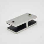 Stainless steel Glass connector 180 degree RS2310, 80X40mm, thickness 5mm, SS304