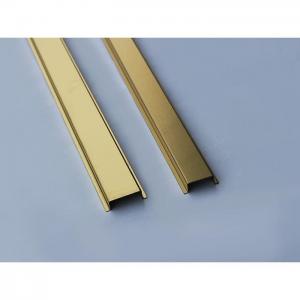 Wholesale decorative steel C channel price mirror gold finish stainless steel C shaped profile from china suppliers