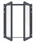 35dB Sound Insulation Thermal Break Aluminum Casement Doors With 10 Sealing
