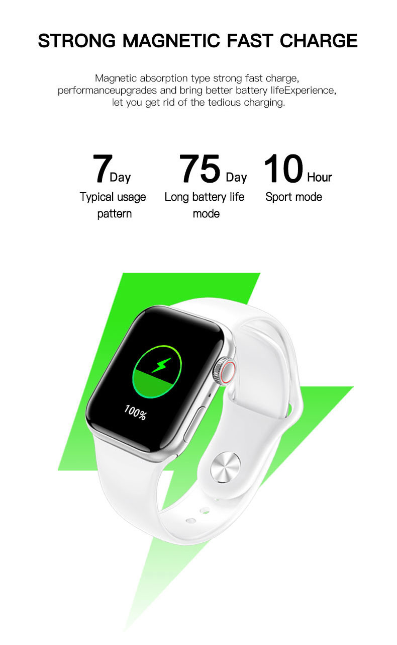 M16 Plus Smartwatch Call Sport Fitness Band Bracelet Heart Rate Password Split Screen Smart Watch Series 6 Women Men