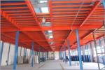 Free Standing Industrial Mezzanine Floors High Density Steel Material For