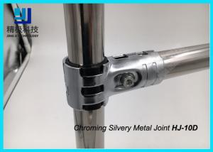 Wholesale Metal Anti static Tee Hinge Joint Set Chrome Pipe Connectors Chorming Treatment from china suppliers