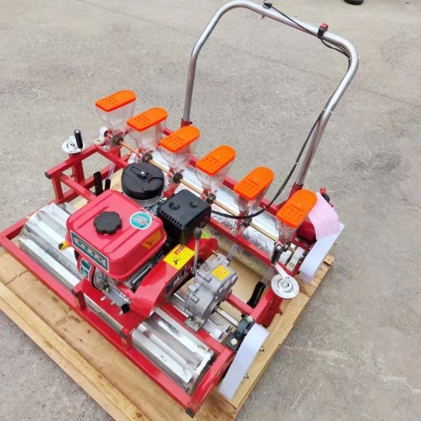 Self Propelled Agriculture Equipment Vegetable Seeder Machine Multi Row Adjustable Vegetable Garden Seeder