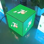 Indoor Cube LED Display Cube Led Video Wall 1280mm*1280mm