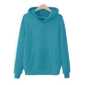 Wholesale Autumn Polyester Pullover Sweater Hoodies Solid Color Long Sleeve from china suppliers