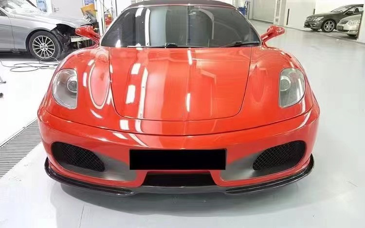 For Ferrari F430 Body Kit F430 Upgraded HAMANN Style Front Shovel Diffuser Spoiler Side Skirt F430 Carbon Fiber Body Kit