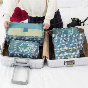 Wholesale 6 Pieces Polyester Travel Laundry Bag For Shoes Clothes from china suppliers