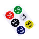 Blank White Paper Ntag215 NFC Stickers