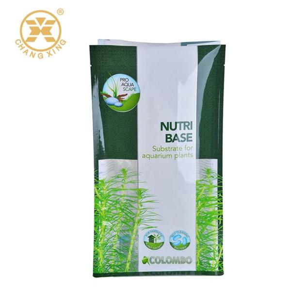Sustainable 2lb 5lb BOPP Organic Fertilizer Packaging Bags Gravure Flat Bottom