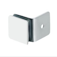Wholesale Glass partiting brace RS1827, 90 degree, single, material stainless steel, finishing satin, mirror from china suppliers