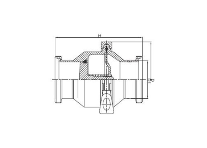 Dimension of Male/Female Threaded Check Valve – DIN Series