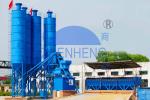 HZS75 High Productivity 75m3/hr Skip Hoist Concrete Batching Plant