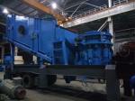 Hard Rocks Wheel 200t/H Mobile Crushing Plant