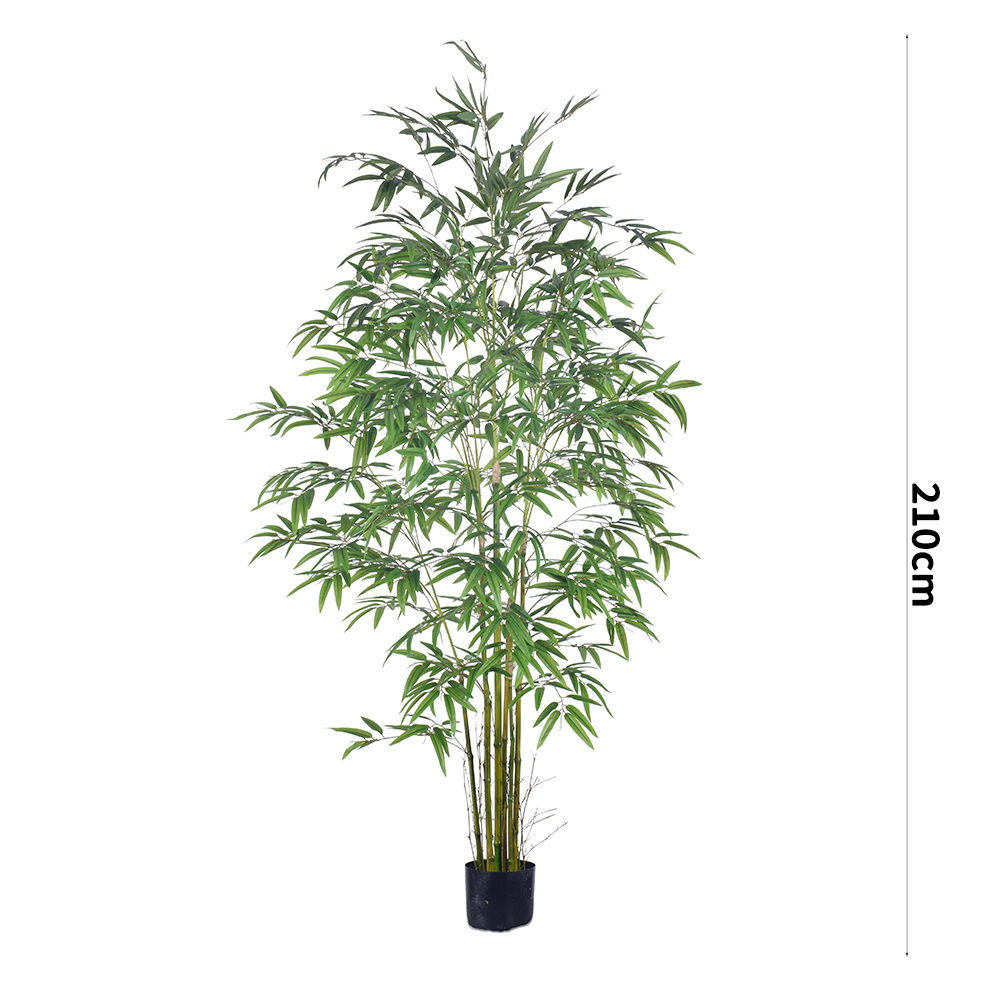Wholesale Artificial Bamboo Plant Tree With Plastic Pot For Home Decor, Apartment Or Office– Realistic Fake Indoor Plants For Living Room, Bedroom,