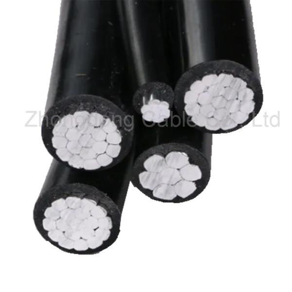 Custom Logo ABC Aerial Bundled Overhead Cable PE Insulation 3 Phase Electrical