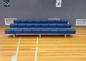 Wholesale Comfortable Outdoor Aluminum Bleachers / Movable Portable Grandstand Seating from china suppliers