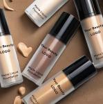 High Quality Sample 40 Colors No logo Natural Skin Flawless Liquid Foundation