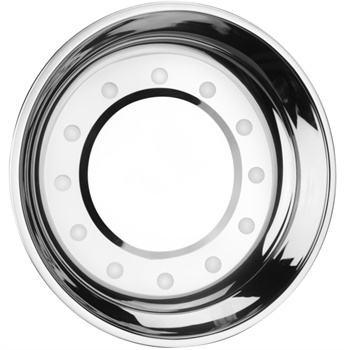 Food Grade Stainless Steel Round Tray Mirror Polished 50CM Strong And Immune To