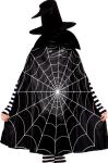 Black Widow Witch Womens Sexy Costumes Princess Peach Tight Leather Catsuit