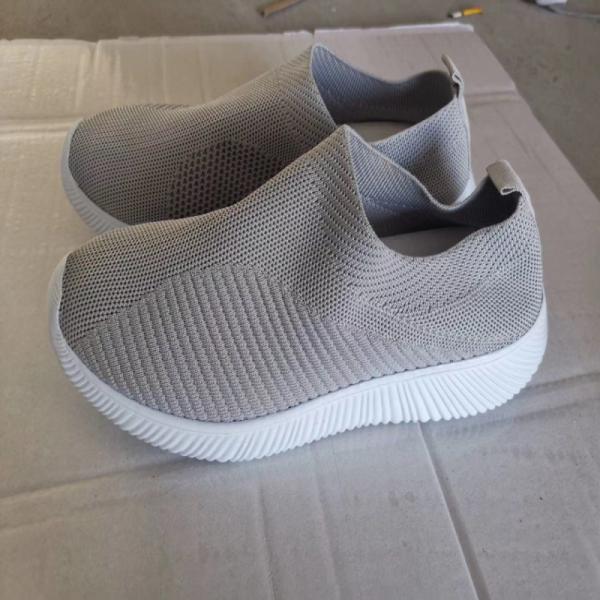 Ladies Flyknit Sport Shoes Durable 4colors Casual And Fashion Daily Life Pink