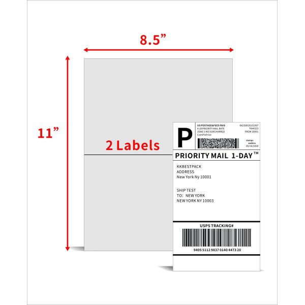 Waterproof Customizable A4 Label Stickers with Strong Adhesive for Logistics and Supermarket Use
