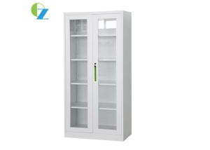 Wholesale Floor Standing Steel Double Door Cupboard With 4 Shevels School Office Furniture from china suppliers