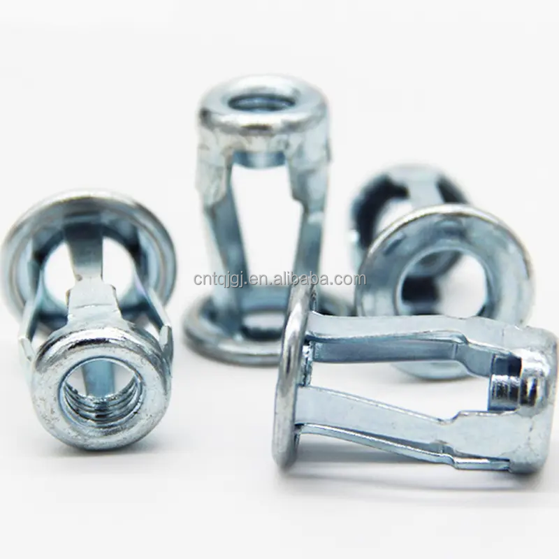 Galvanized Zinc Jack Nut Q-Fold-Nut Short M8 Auto Parts Instock for International Market