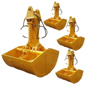 Wholesale Construction Hydraulic Clamshell Bucket For Excavator 24 Tons 26 Tons from china suppliers