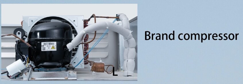 High End Compact Two Door Commercial Freezer Adjustable Safety Operation