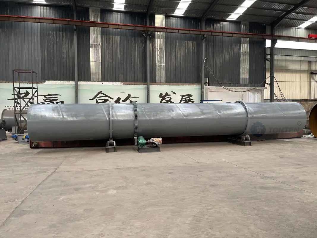 90kw Sludge Fertilizer Dryer Machine Drum Rotary Roller Drying