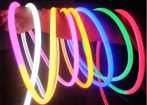 China Silicone Round 25mm LED Neon Flex Light Flexible Led Neon Strip 240Leds/M SMD2835 on sale