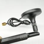 50W Digital VHF UHF TV Antenna , Magnetic Base RG58 / RG174 Cable HD Aerial