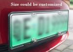 Rust Resistant Tesla Carbon Fiber License Plate Frame